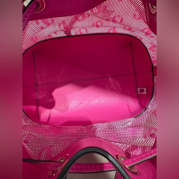 Jimmy Choo Juno Mesh & Leather Bucket Bag - Picture 7 of 8